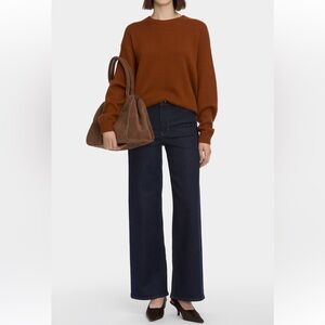 FRAME Slim Palazzo High Rise Wide Leg Jeans in Rinse - NWT